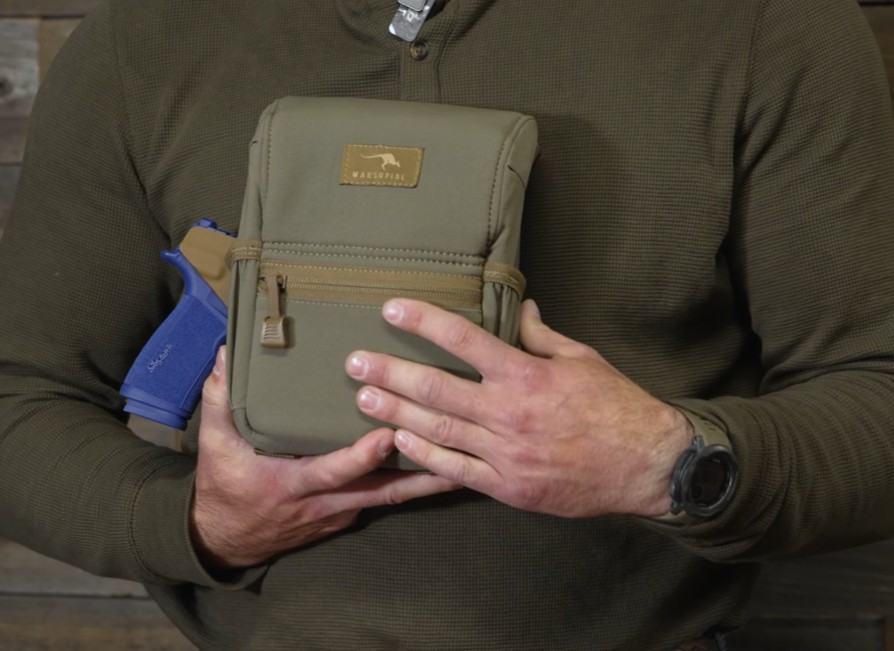 Guardian Chest Plate with a Marsupial Bino Pack